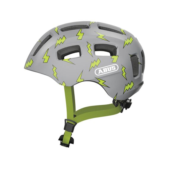 Abus Youn-I 2.0 Kids Fietshelm Grey Flash S