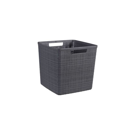 Curver Jute Opbergmand Cube 17L Deep Shadow