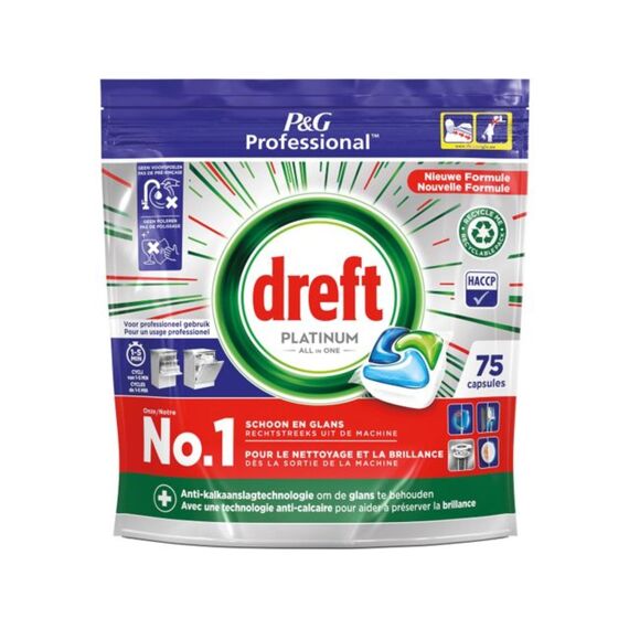 Dreft Vaatwas Tabs Platinum Original 75St