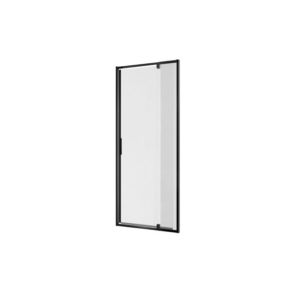 Allibert Laja - 1 Douchedeur-Transparant Neutraal Zwart-78-91 X 200 Cm