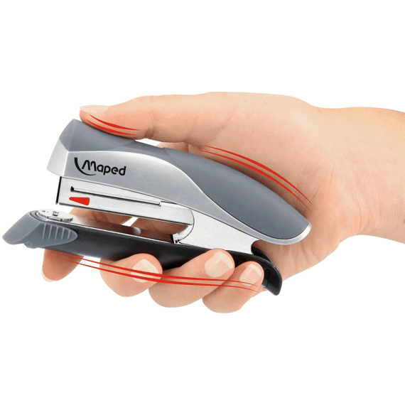 Maped Nietmachine Ergologic Half Strip 26/6 + 400 Nietjes Op Bliste Assortiment