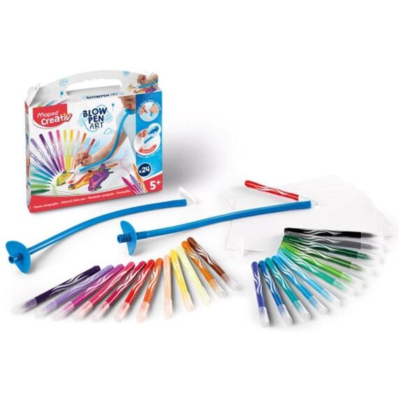 Maped Creativ Blow Pen Art Doos Met 24 Kleuren