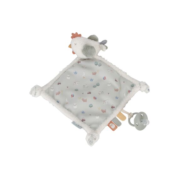 Litte Dutch Little Farm Knuffeldoekje Kip