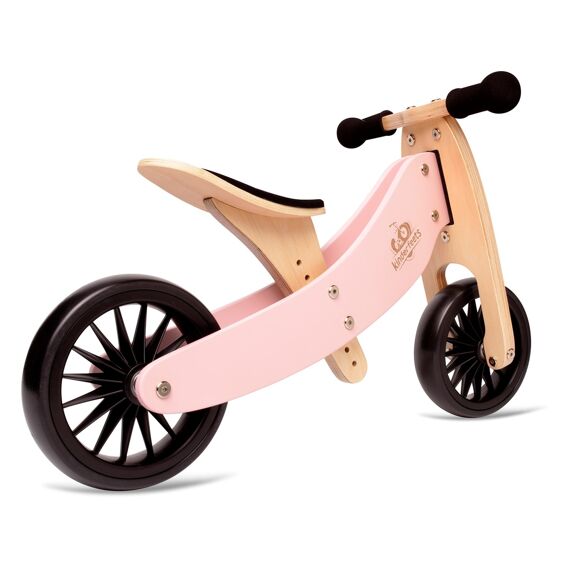 Kinderfeets Tiny Tot Plus Houten Loopfiets En Driewieler 2 In 1 Rose