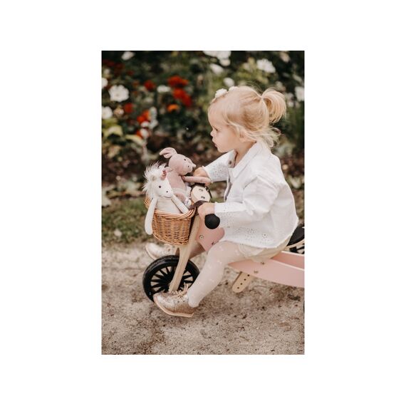 Kinderfeets Tiny Tot Plus Houten Loopfiets En Driewieler 2 In 1 Rose