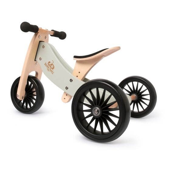 Kinderfeets Tiny Tot Plus Houten Loopfiets En Driewieler 2 In 1 Silver Sage