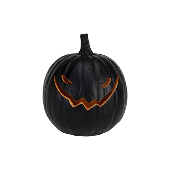 Hoofd Pompoen Jack-O-Lantern Led 16X16Xh17.5Cm Rond Resine