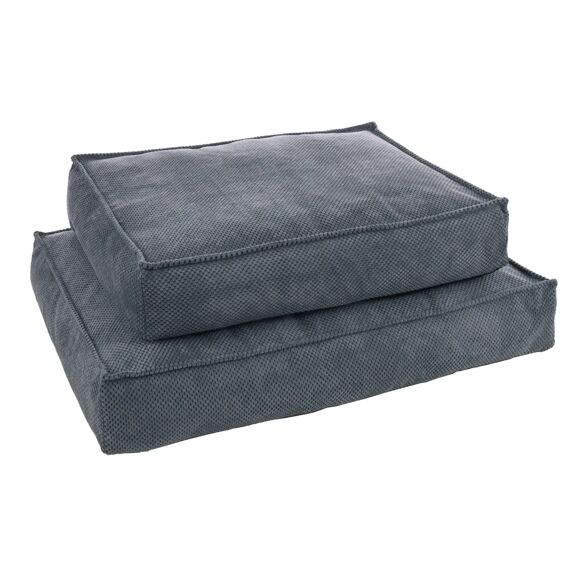 Flamingo Kussen Reno Rechthoekig+Rits+Rand  Lichtblauw 80X60X16Cm
