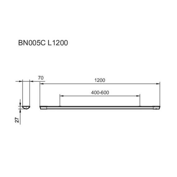 Projectline Batten 120 3000Lm 4000K