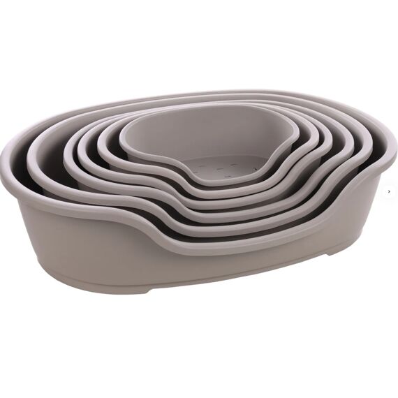 Flamingo Mand Tuck Ovaal Warm Grijs M  60-70Cm