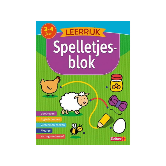 Leerrijk Spelletjesblok (3-4J)