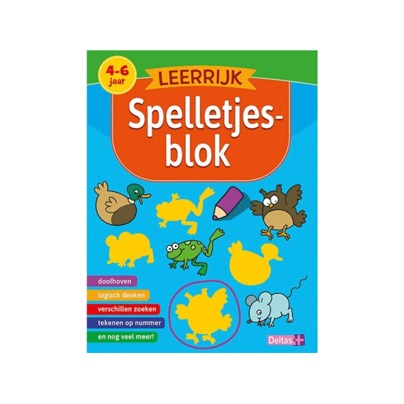 Leerrijk Spelletjesblok (4-6J)