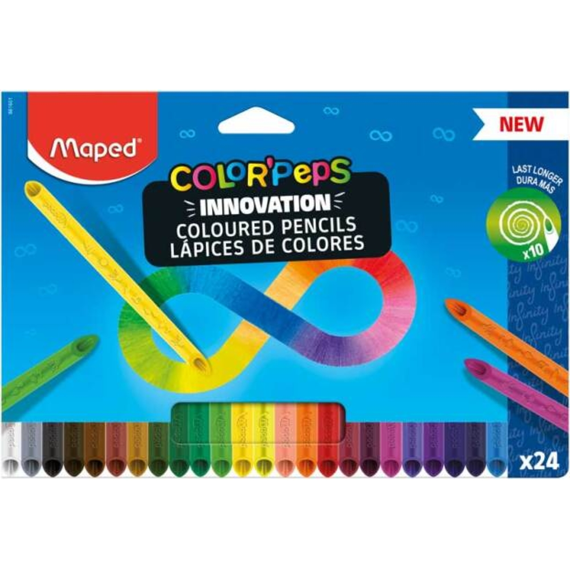 Maped Kleurpotloden School Peps Infinity 12St