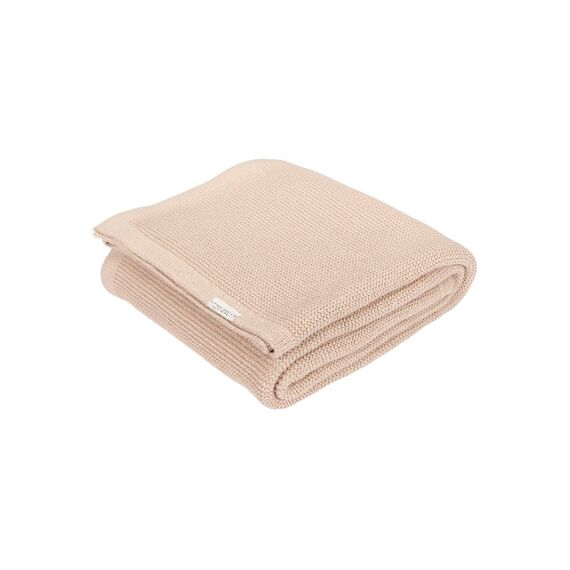 Little Dutch Newborn Naturals Gebreid Wiegdeken 70X100Cm Beige