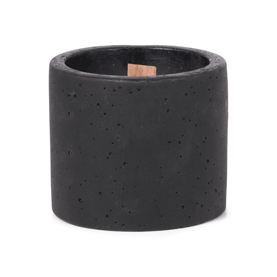 Senza Wooden Wick Kaars Zwart