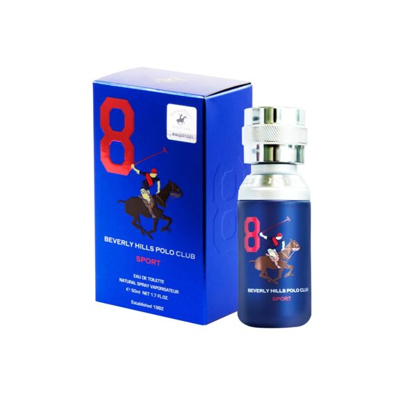 Beverly Hills Polo Club Sports Men Eight Eau De Toilette 50Ml