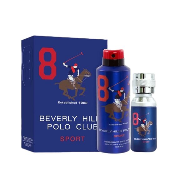 Beverly Hills Polo Club Sports Men Eight Deo 175Ml + Eau De Toilette 50Ml