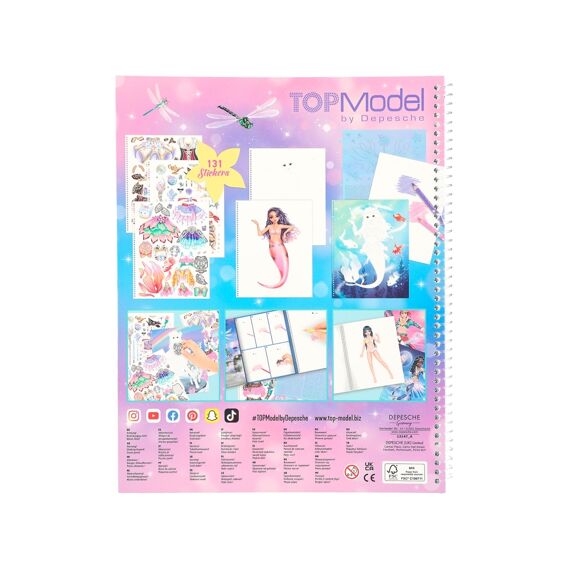 Create Your Topmodel Kleurboek Met Stickers Fantasy