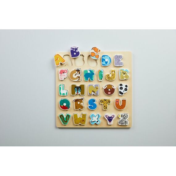 Stoere Dieren Alfabetpuzzel