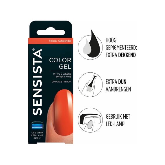 SENSISTA COLOR GEL TRICKY TANGERINE 7.5ML