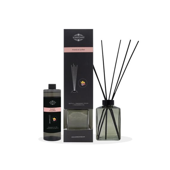 Reed Diffuser Square Green 400 Ml Freesia & Lychee