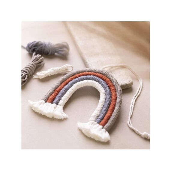 Mini Hobbyset Macrame Regenboog