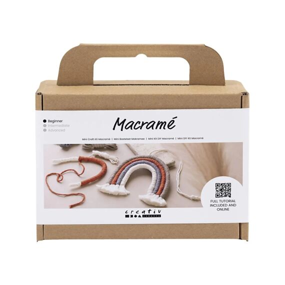 Mini Hobbyset Macrame Regenboog