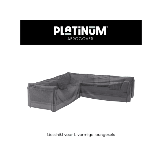 Platinum Aerocover Lounge Set Hoes L-Vorm 220X220X90Xh70Cm