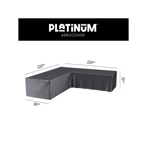 Platinum Aerocover Lounge Set Hoes L-Vorm 220X220X90Xh70Cm