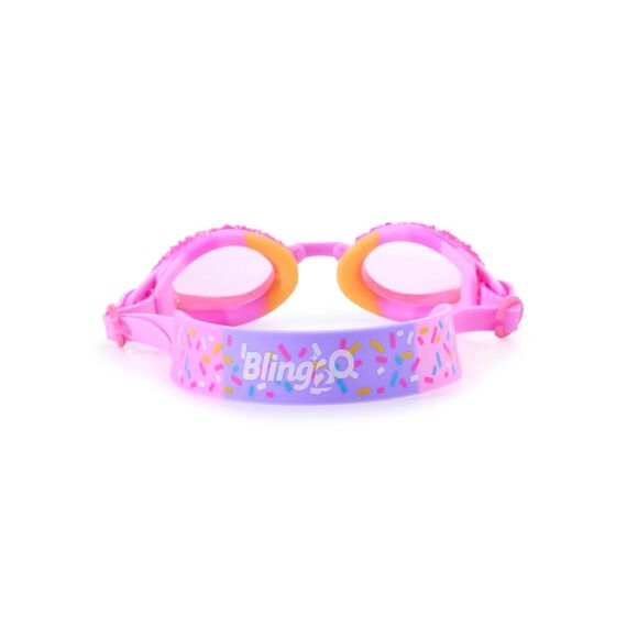 Bling2O Zwembril Crystal Rock Pink +3Jaar Roze Siliconen Met Aanpasbare Hoofdband