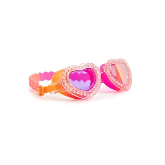 Bling2O Zwembril Heart Breaker +6Jaar Roze Siliconen Met Aanpasbare Hoofdband