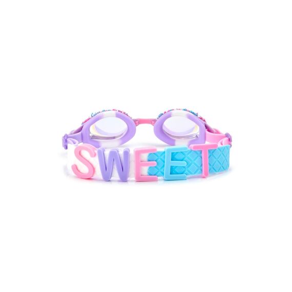 Bling2O Zwembril Non-Pareils Purple +3Jaar Paars Siliconen Met Aanpasbare Hoofdband