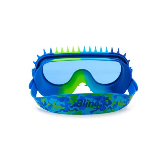 Bling2O Zwemmasker Punk Scene +6Jaar Blauw Groen Silicone Met Aanpasbare Hoofdband