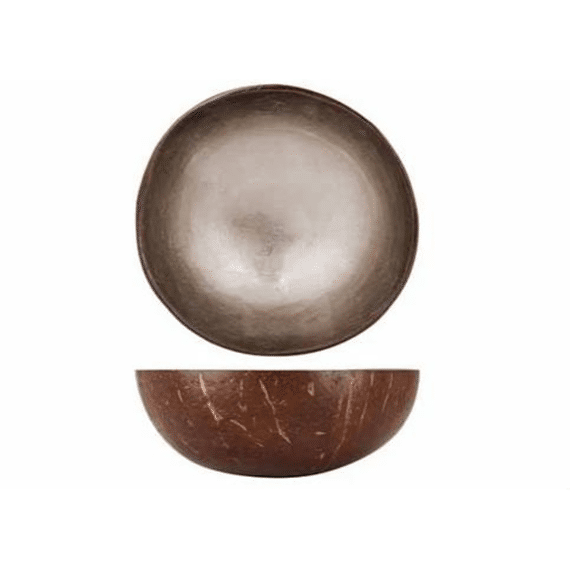 Noya Cocosbowl Metallic Silver Leaf D14cm