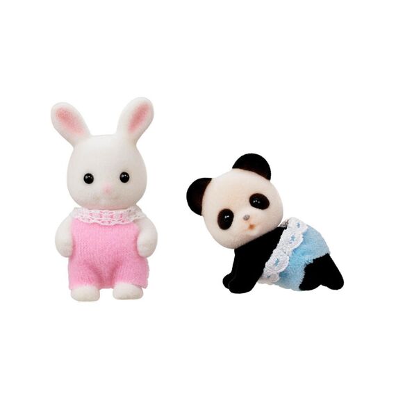 Sylvanian Families Baby'S Speelkamer- Baby Panda & Sneeuwwitkonijn