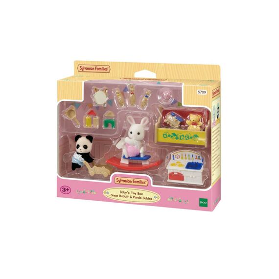 Sylvanian Families Baby'S Speelkamer- Baby Panda & Sneeuwwitkonijn