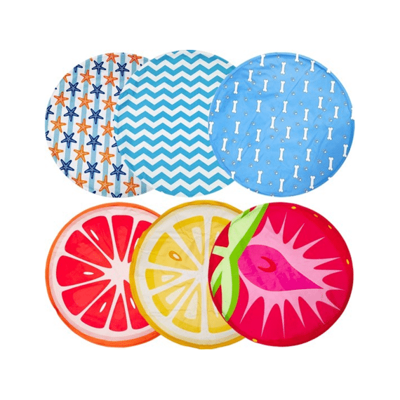 Duvo+ Koelmat Rond 60cmx60cmx0.8cm - Gemengde Kleuren