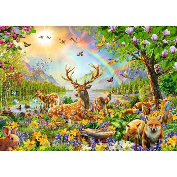 Ravensburger Puzzel 200 Stuks Xxl Mooie Hertenfamilie