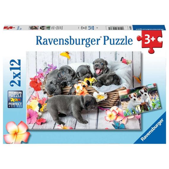 Ravensburger Puzzel 2X12 Stuks Schattige Haarbolletje