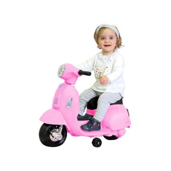 Elektronische Mini Vespa Voor Kinderen6V 30W 2Km/U +2Jaar Assortiment Prijs Per Stuk