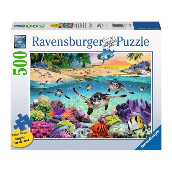 Ravensburger Puzzel Volwassenen 300/500 Stuks Baby Zeeschildpadden