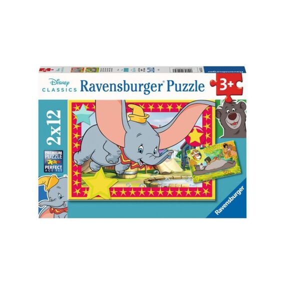 Ravensburger Puzzel 2X12 Stuks Disney Het Avontuur Roept