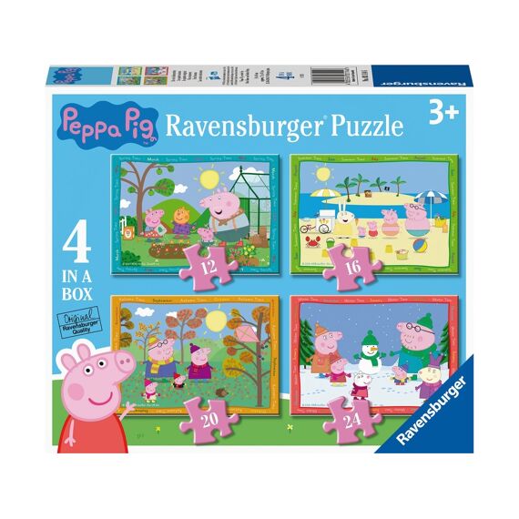 Ravensburger Puzzel 12-16-20-24 Stuks Peppa Pig Four Seasons