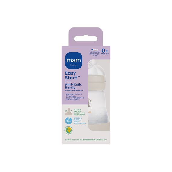 Mam Easy Start Zuigfles Anti-Colic Matt 160 Uni