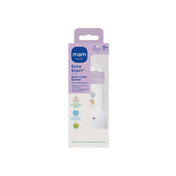 Mam Easy Start Zuigfles Anti-Colic Matt 260 Lilac