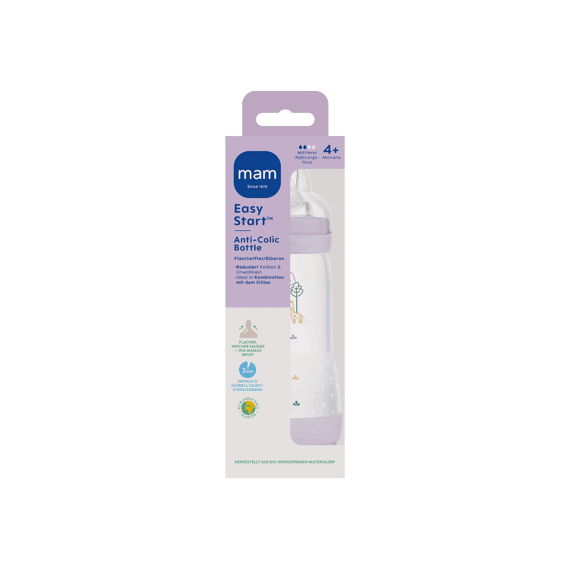 Mam Easy Start Zuigfles Anti-Colic Matt 320 Lilac