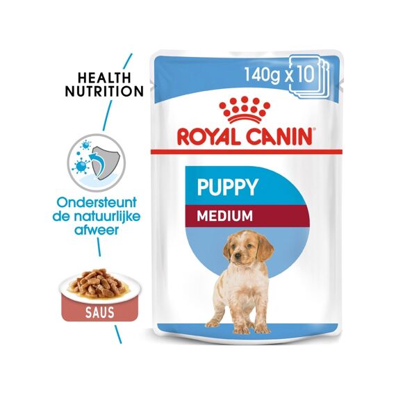 Royal Canin Medium Puppy Wet (10X140Gram)