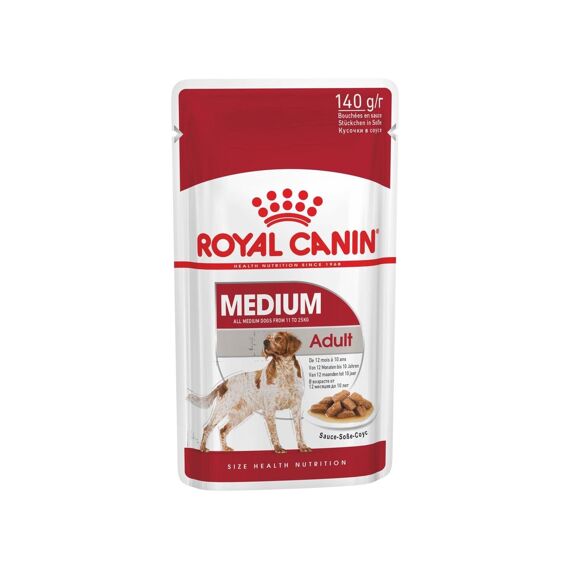 Royal Canin Medium Adult Natvoer (10X140Gram)