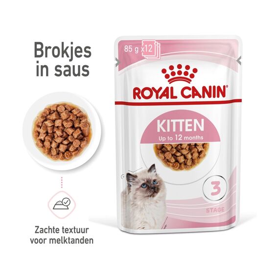 Royal Canin Kitten In Gravy (12X85Gram)