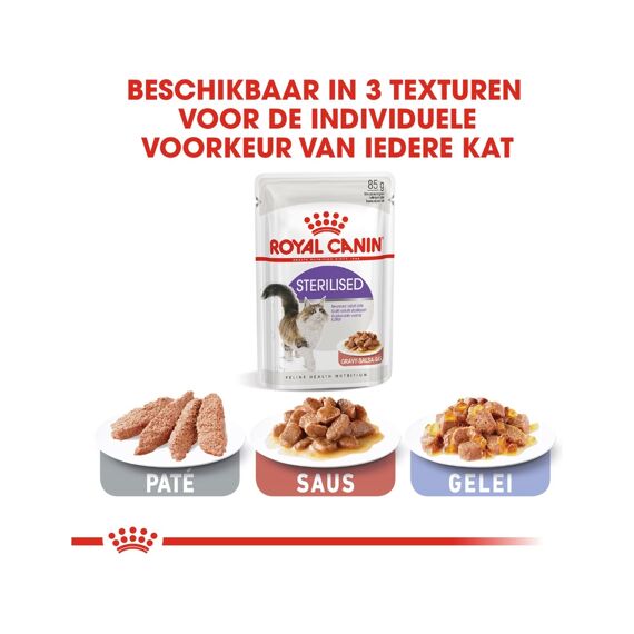 Royal Canin Sterilised In Gravy (Brokjes In Saus) (12X85Gram)